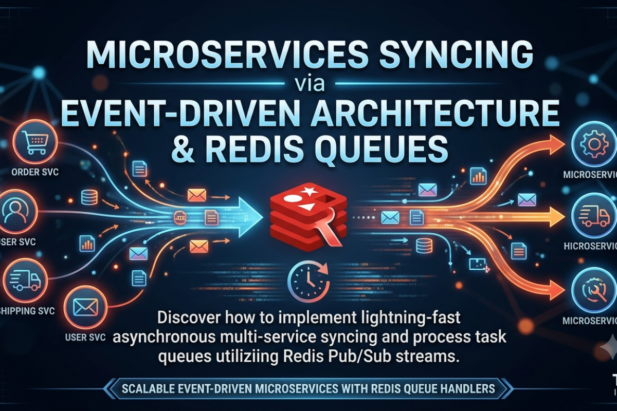 Microservices Syncing via Event-Driven Architecture & Redis Queues