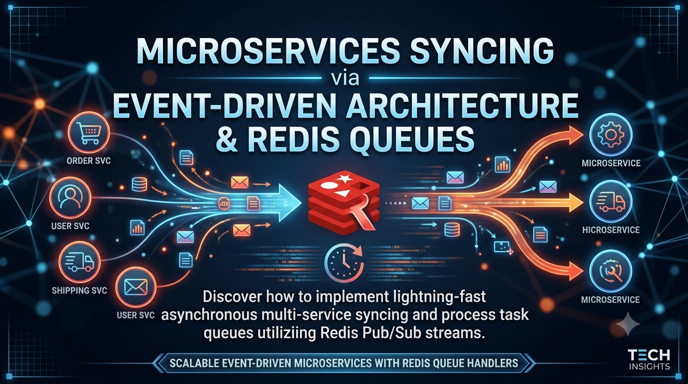 Microservices Syncing via Event-Driven Architecture & Redis Queues