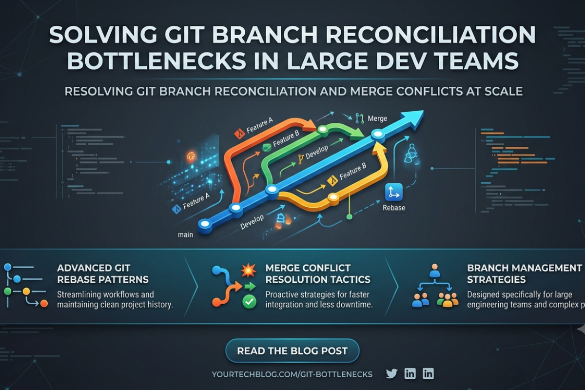 Solving Git Branch Reconciliation Bottlenecks in Large Dev Teams