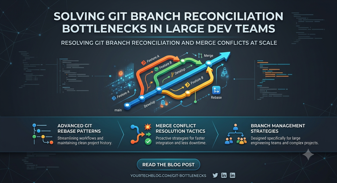 Solving Git Branch Reconciliation Bottlenecks in Large Dev Teams
