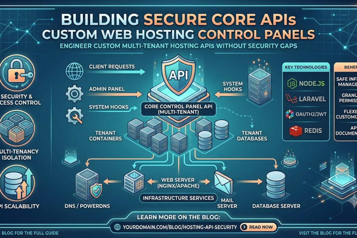 Custom Web Hosting Panel APIs