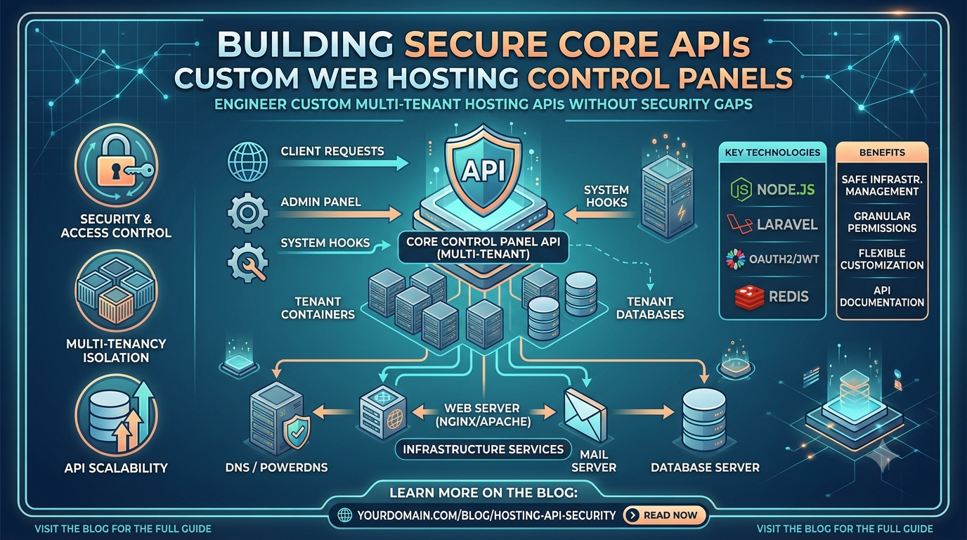 Custom Web Hosting Panel APIs