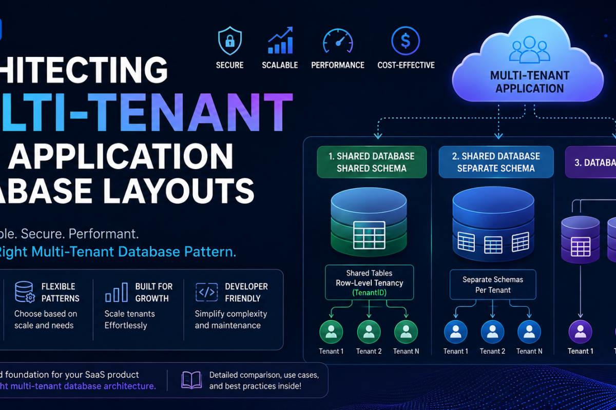Multi-Tenant Database Architecture Design Patterns for Scalable SaaS