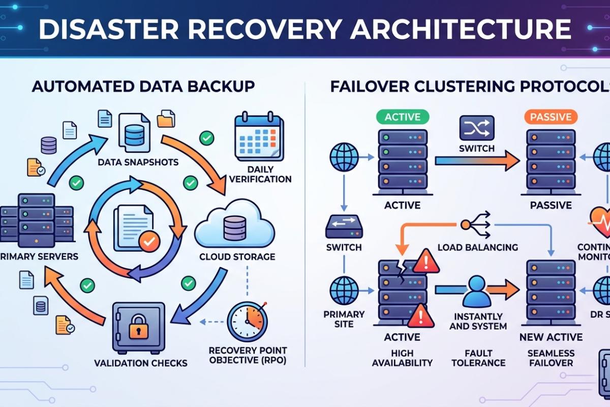 Disaster Recovery: Architecting Failover Systems and Automated Backups