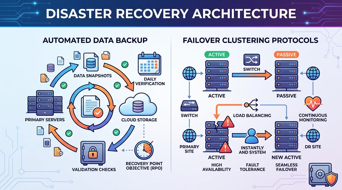 Disaster Recovery: Architecting Failover Systems and Automated Backups