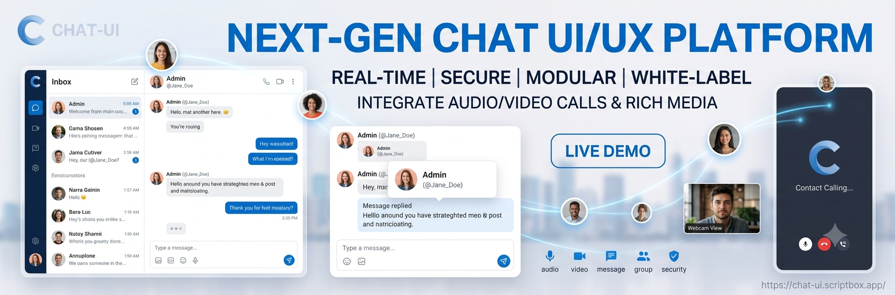 Next-Gen Real-Time Chat Infrastructure & Collaboration UI